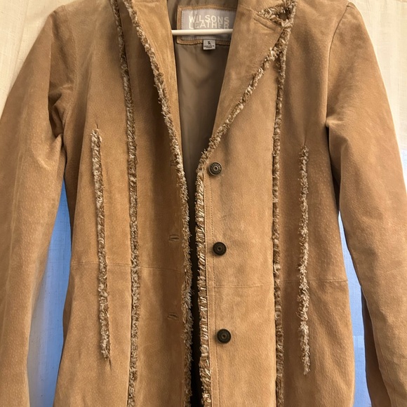 Stunning vintage light weight leather suede - Picture 5 of 9